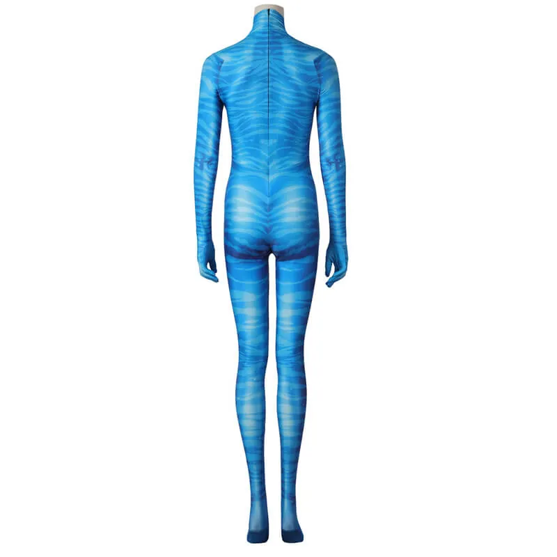Avatar Neytiri Costume Avatar 2 The Way of Water Neytiri Spandex Cosplay Suit with Mask